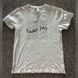 PINK Victoria's Secret Cream Game Day Tee